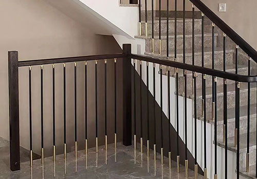 懷柔家庭裝修不銹鋼樓梯定制設計效果圖