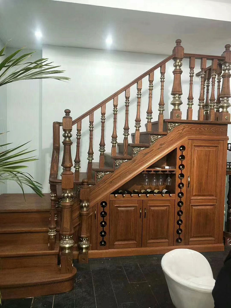 實木樓梯定制效果圖