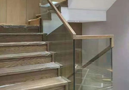 豐臺現代簡約別墅樓梯扶手設計效果圖