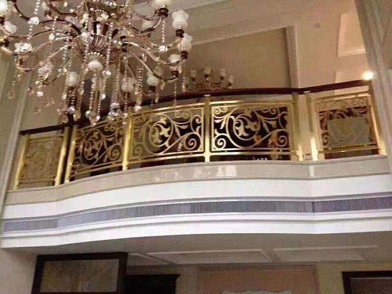 辦公室銅藝樓梯扶手