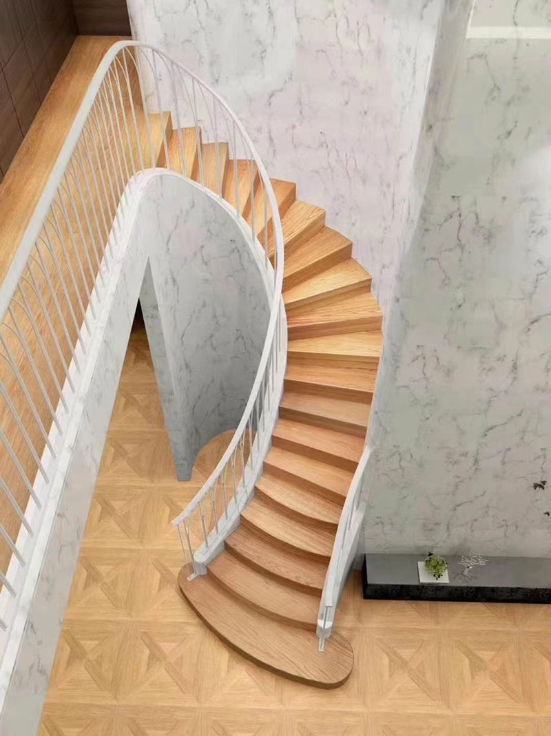別墅室內異形樓梯扶手