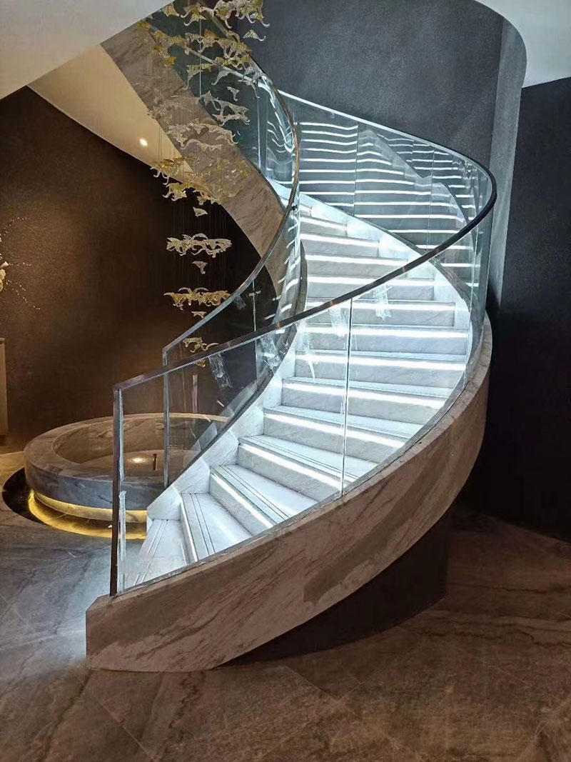 異形樓梯玻璃扶手